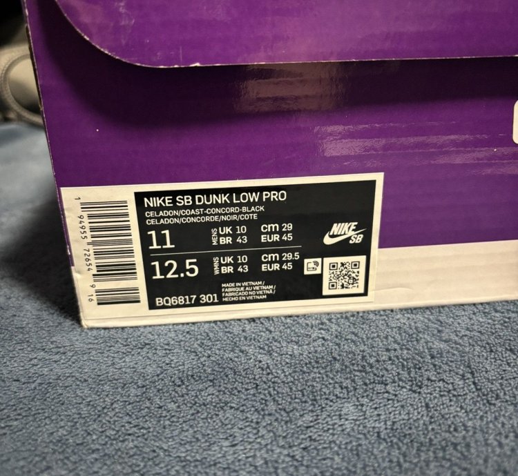 Nike Sb Dunk Low Acg Celadon Size 11