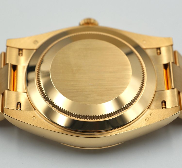Rolex Day-date 40 Yellow Gold Champagne Roman Numeral Dial 228238 Full Set