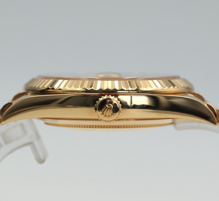 Rolex Day-date 40 Yellow Gold Champagne Roman Numeral Dial 228238 Full Set