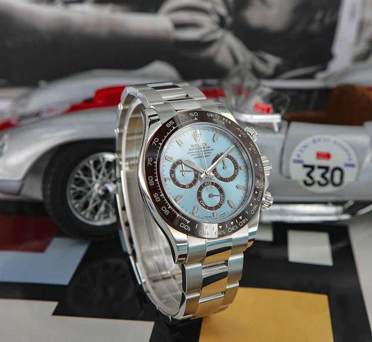 Rolex Daytona Platinum Ref 116506 Ice Blue Dial New Full Set 2022