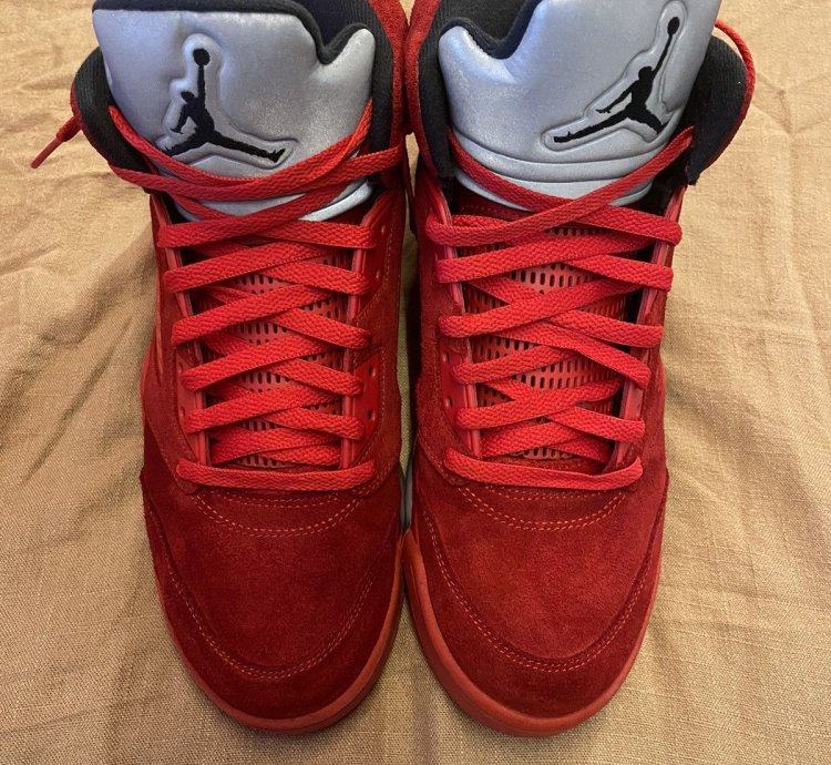 Jordan 5 Red Suede