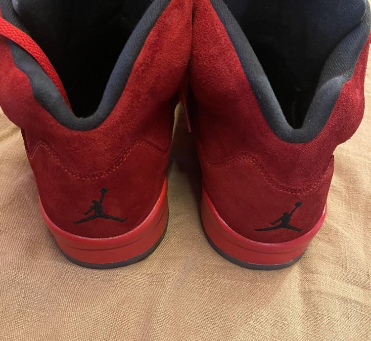 Jordan 5 Red Suede