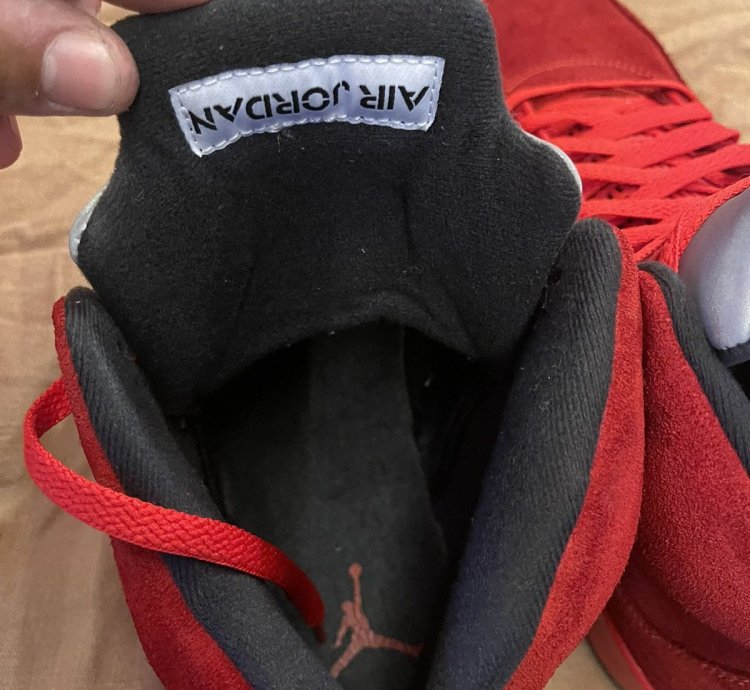 Jordan 5 Red Suede