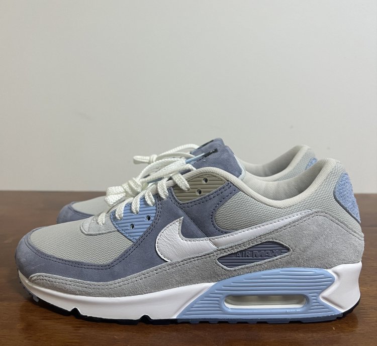 2022 Nike Air Max 90 Nrg Ashen Slate White-light Bone New