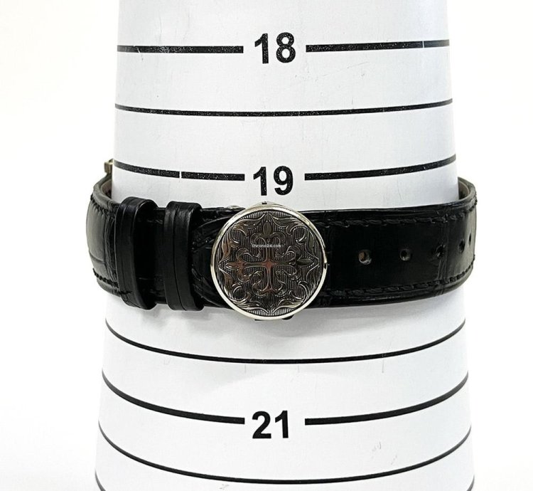 Patek Philippe Perpetual Calendar 5160 500g-001 38mm White Gold With Black Leather Watch 2018