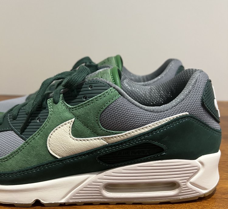 2022 Nike Air Max 90 Prm Pro Green Pale Ivory Us 13 New