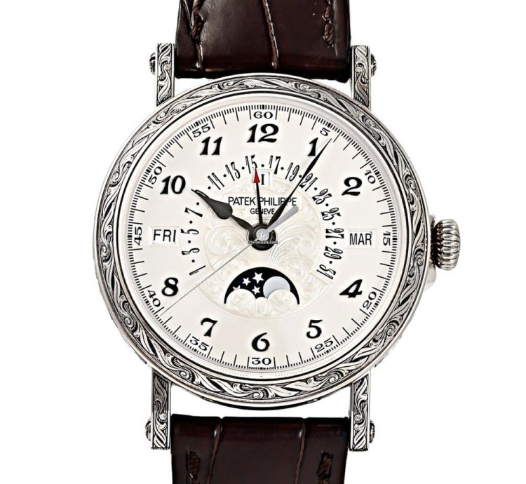 Patek Philippe Perpetual Calendar 5160 500g-001 Automatic White Gold Good