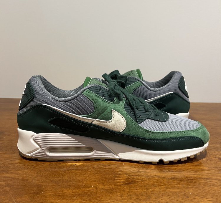 2022 Nike Air Max 90 Prm Pro Green Pale Ivory Us 13 New