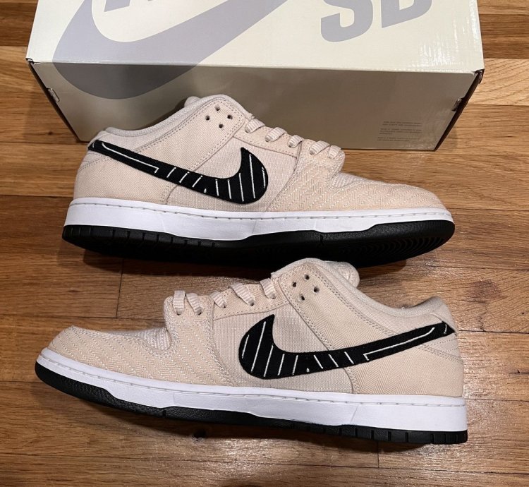 Nike Sb Dunk Low Albino Preto Jiu Jitsu Size By 12