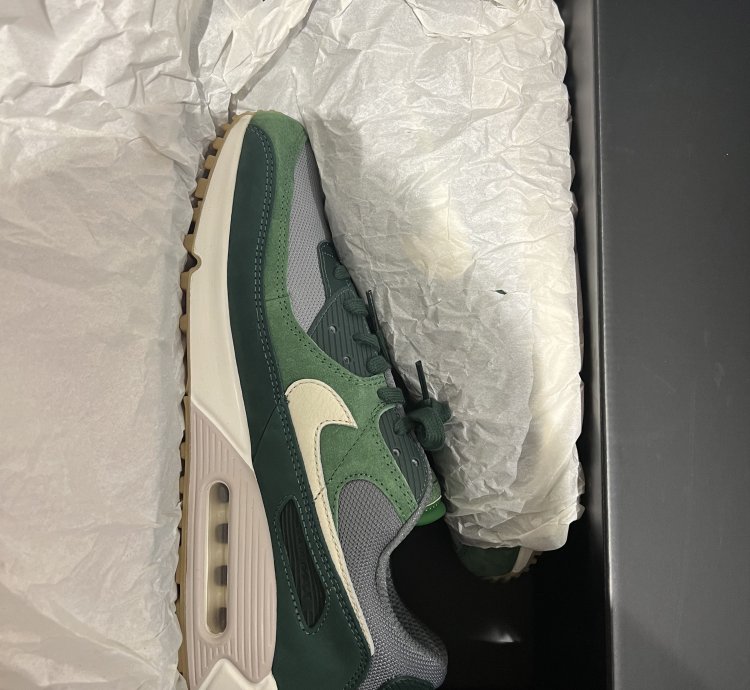 2022 Nike Air Max 90 Prm Pro Green Pale Ivory Us 13 New