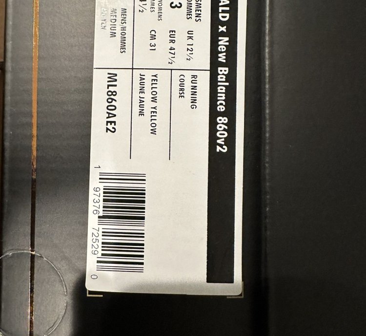 Aime Leon Dore Ald New Balance 860v2 Size 13