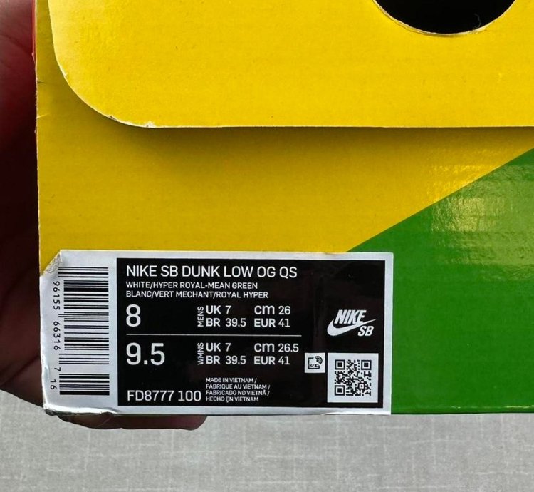 2022 Nike Sb Dunk Low Og Sandy Bodecker Men 8