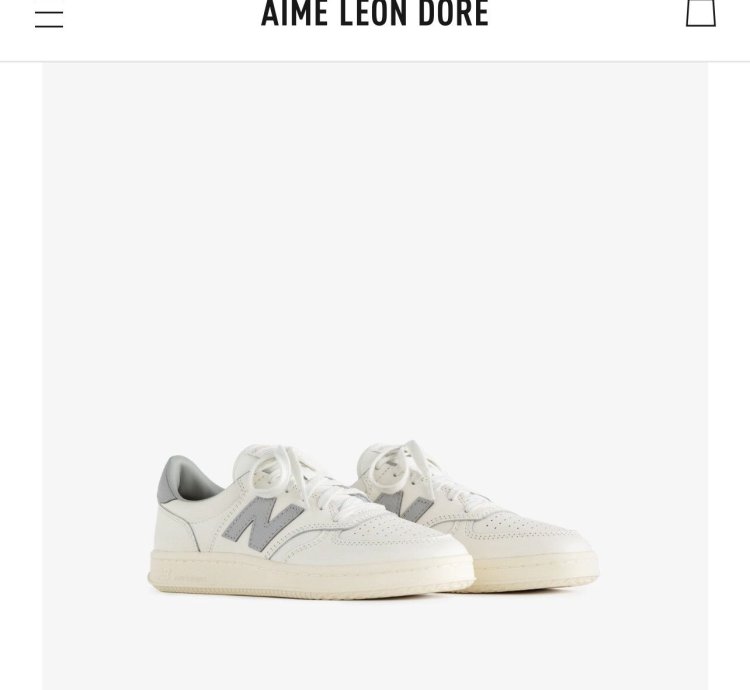 Aime Leon Dore Ald New Balance T500 White Grey Sz 10 Bnib