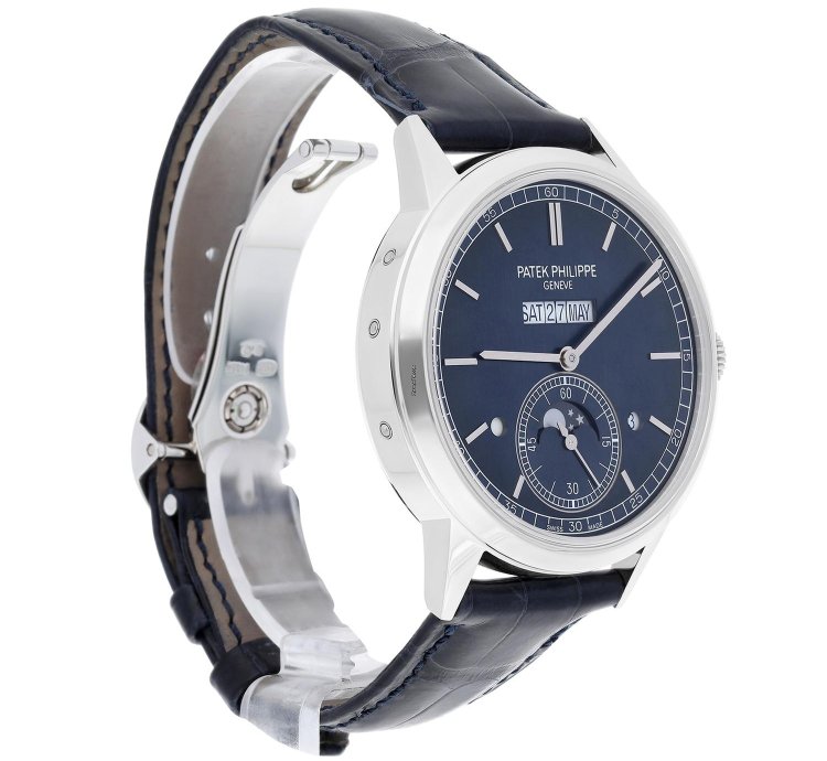 Patek Philippe Perpetual Calendar 5236p Perpetual Calendar Grand Complications Blue Dial 41mm Platinum Timepiece
