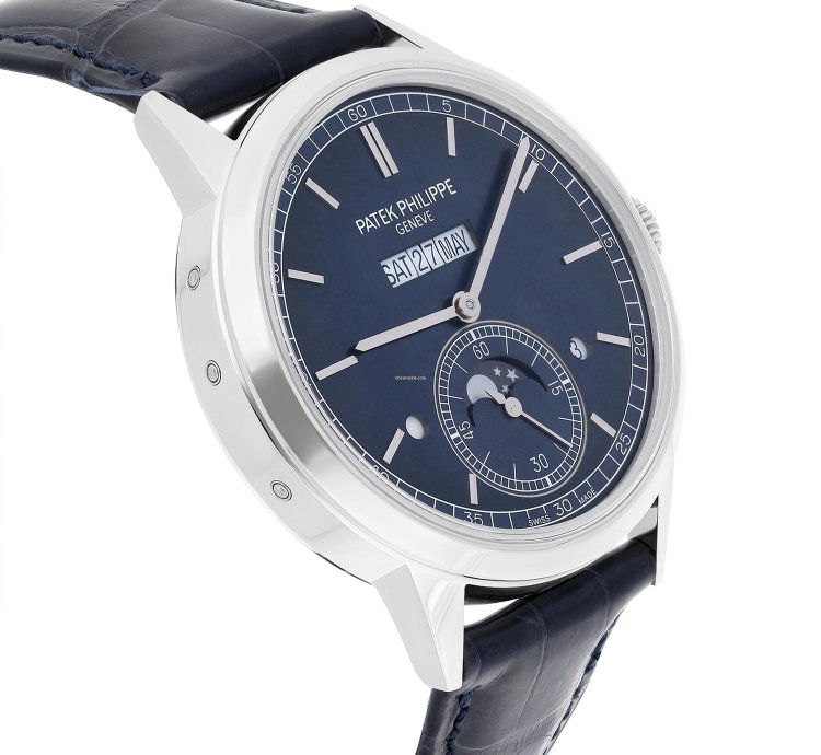 Patek Philippe Perpetual Calendar 5236p Perpetual Calendar Grand Complications Blue Dial 41mm Platinum Timepiece