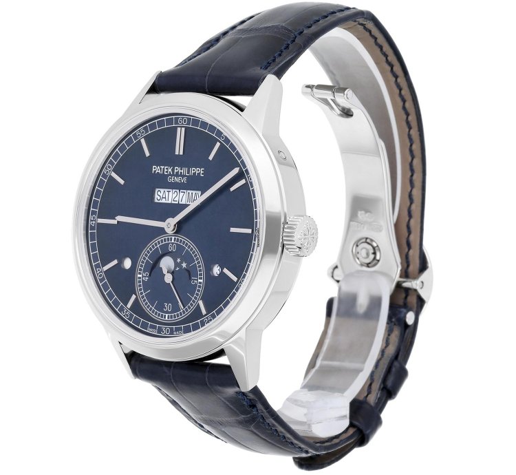 Patek Philippe Perpetual Calendar 5236p Perpetual Calendar Grand Complications Blue Dial 41mm Platinum Timepiece