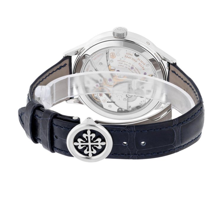 Patek Philippe Perpetual Calendar 5236p Perpetual Calendar Grand Complications Blue Dial 41mm Platinum Timepiece