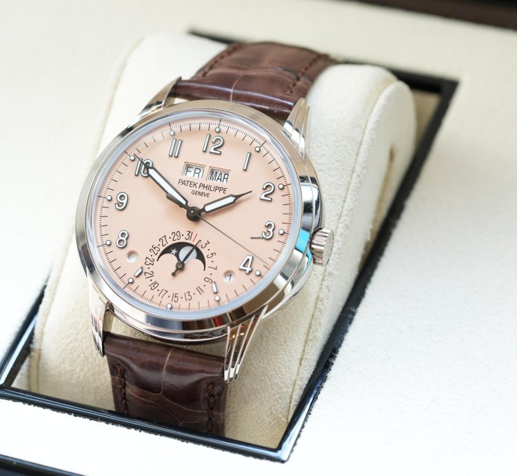 Patek Philippe Perpetual Calendar 5320g - 011 Salmon Grand Complications Sehr Gut 2023 Full Set