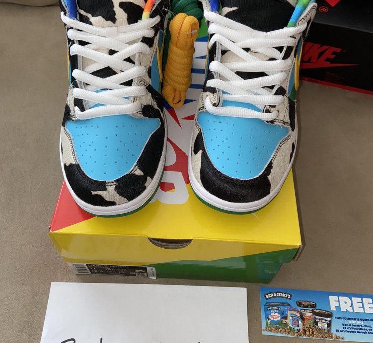 Nike Sb Dunk Low Ben Jerry Chunky Dunky Ds Sz11 Snkrs