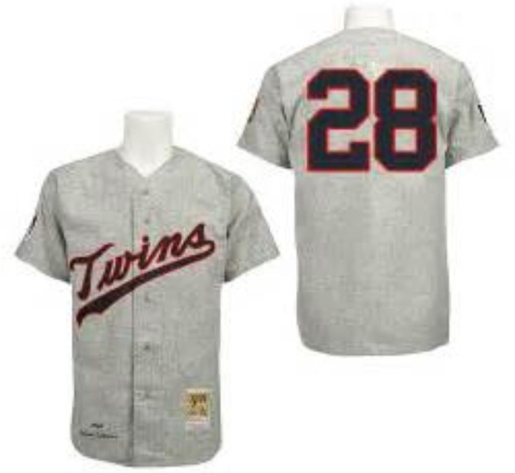 Minnesota Twins Bert Blyleven Gray 1969 Throwback Jersey