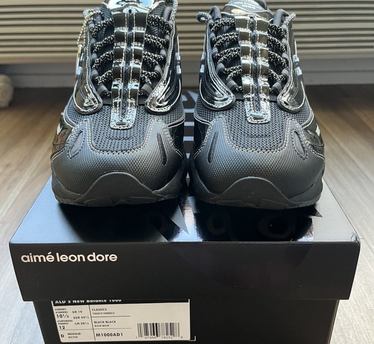 Aime Leon Dore New Balance 1000 Black Sz 10 5