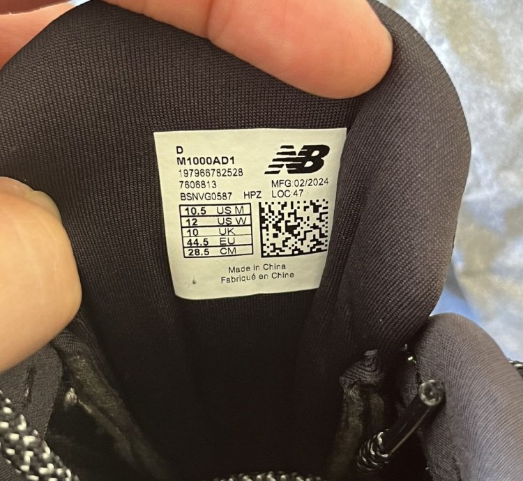 Aime Leon Dore New Balance 1000 Black Sz 10 5