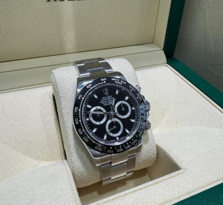 Rolex Daytona Ref 116500ln 2020 Black Dial 40mm Box Papers Unworn