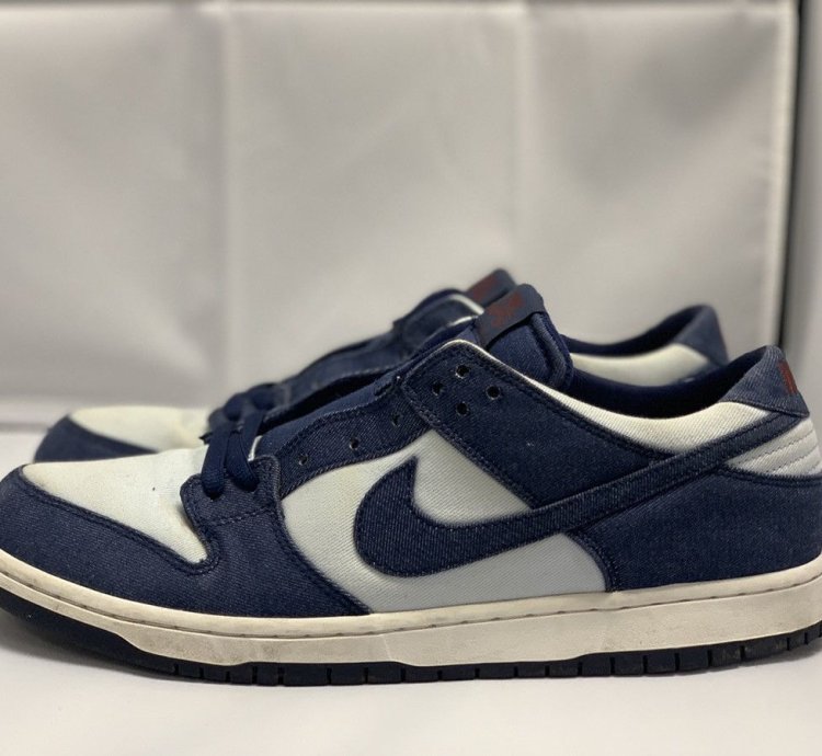 Nike Sb Dunk Low Binary Blue Denim Size 14