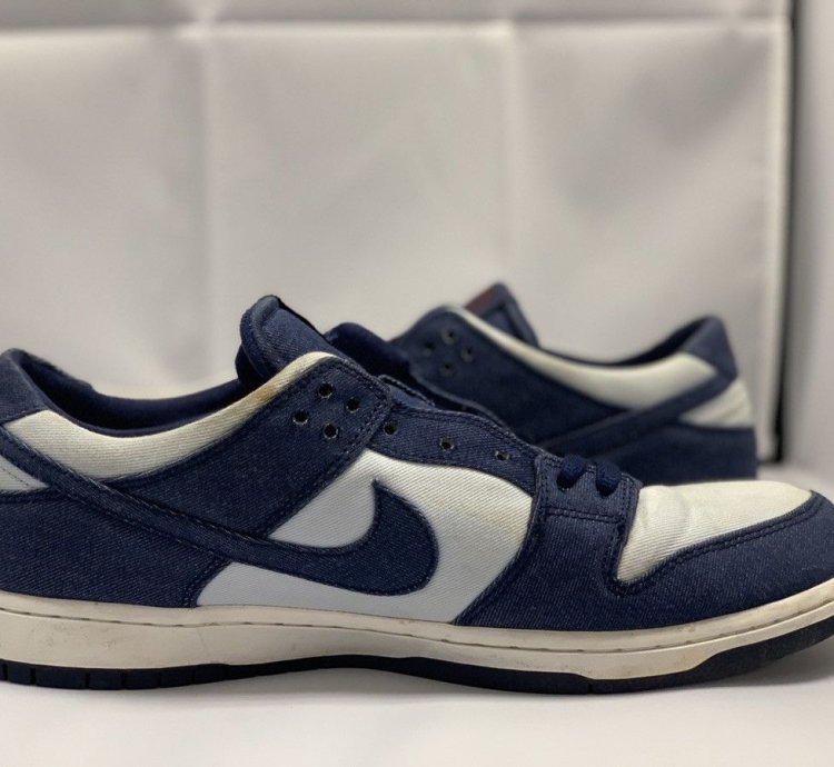 Nike Sb Dunk Low Binary Blue Denim Size 14