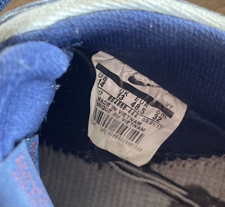 Nike Sb Dunk Low Binary Blue Denim Size 14