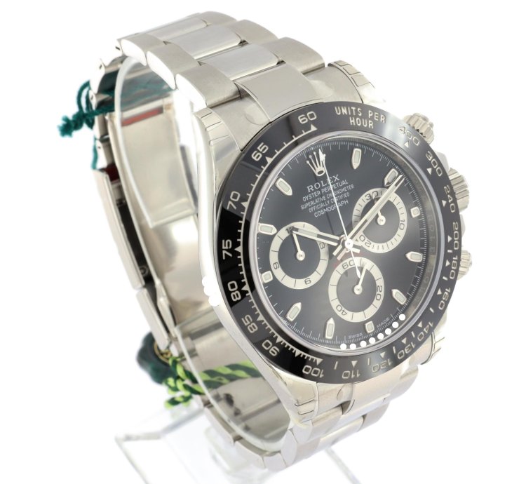 Rolex Daytona Ref 116500ln Black Dial Full Stickers Never Worn Full Set