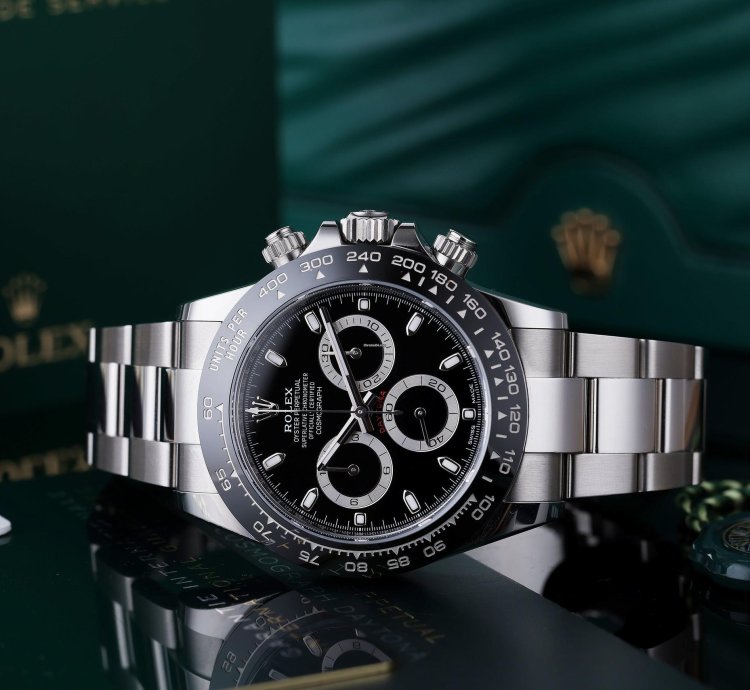 Rolex Daytona Ref 116500ln Black Dial Stainless Steel Box And Papers 2023
