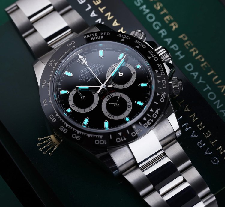 Rolex Daytona Ref 116500ln Black Dial Stainless Steel Box And Papers 2023