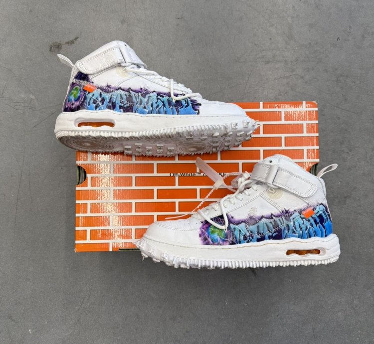 2023 Nike Air Force 1 Mid Off-white Graffiti