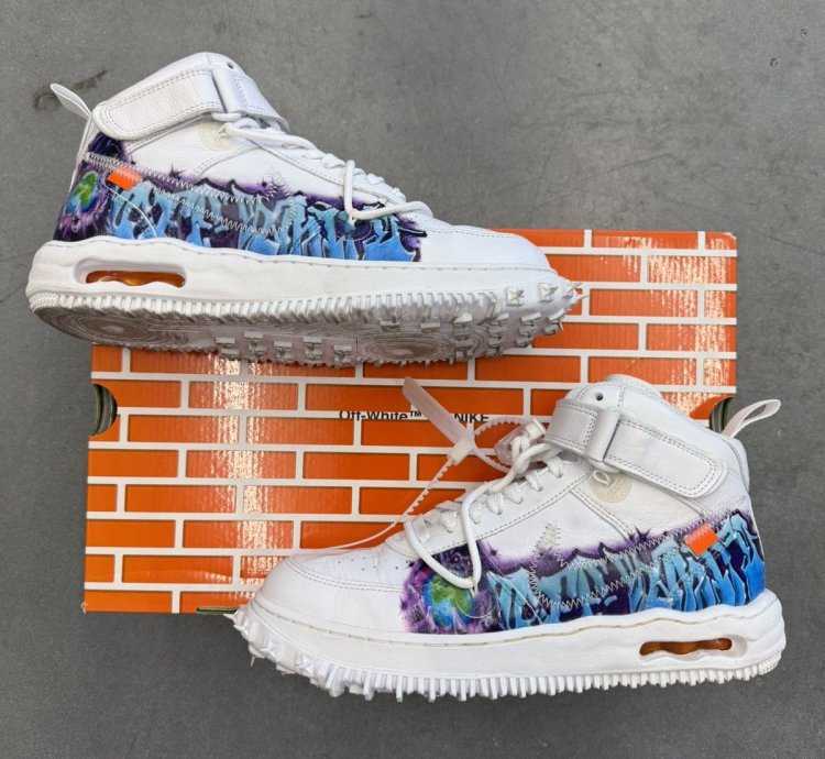 2023 Nike Air Force 1 Mid Off-white Graffiti