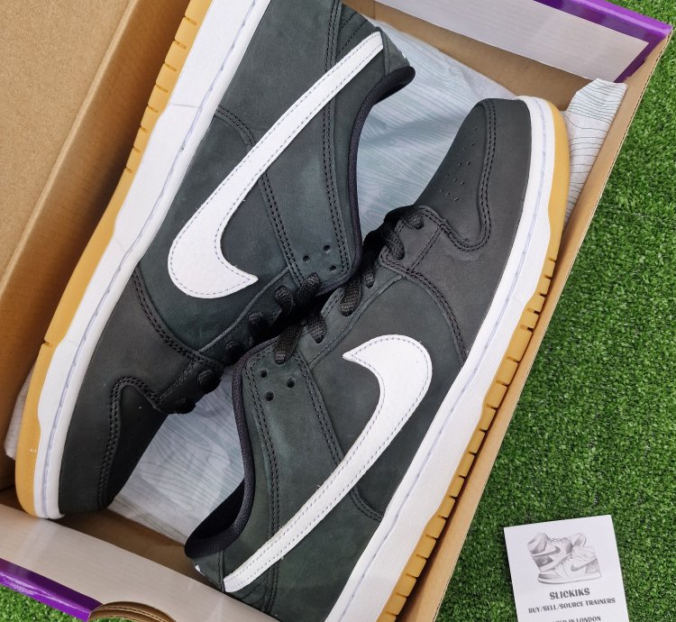 Nike Sb Dunk Low Black Gum Uk 10 Us 11