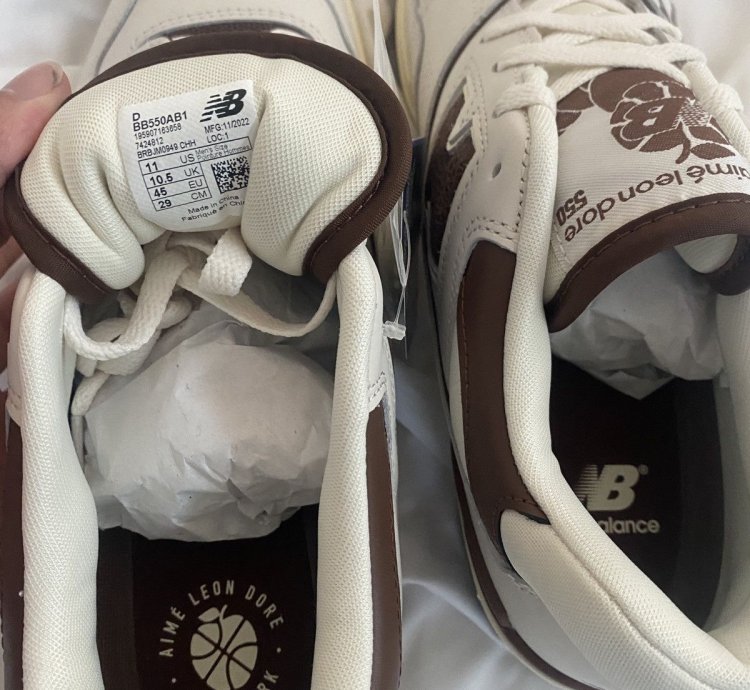 Aime Leon Dore New Balance 550 Brown Chocolate Deadstock