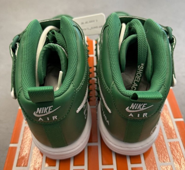 2023 Nike Air Force 1 Mid Off-white Pine Green