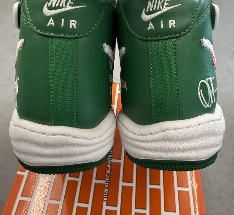 2023 Nike Air Force 1 Mid Off-white Pine Green