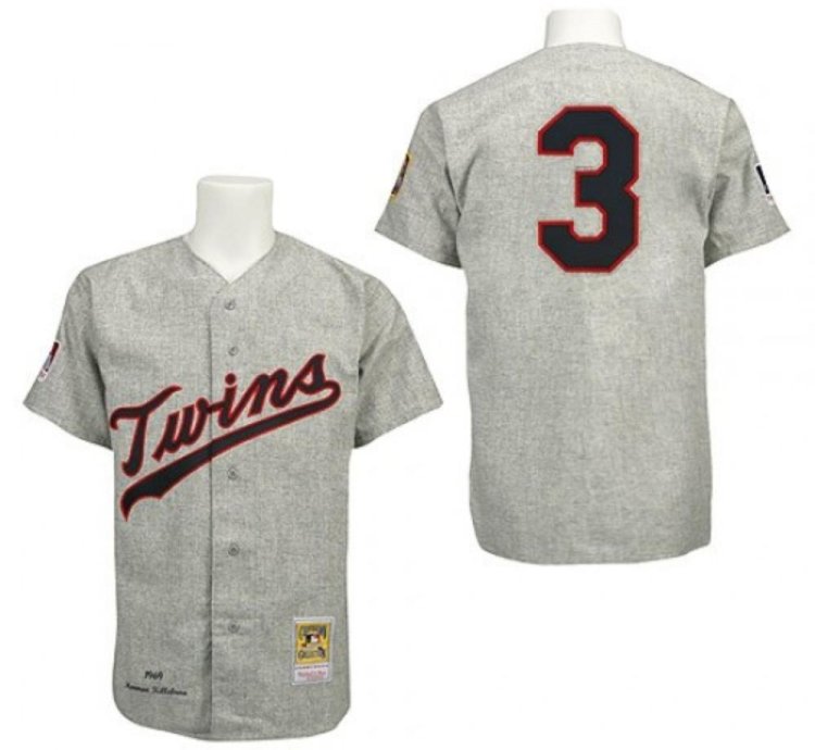 Minnesota Twins Harmon Killebrew Gray 1969 Throwback Jersey