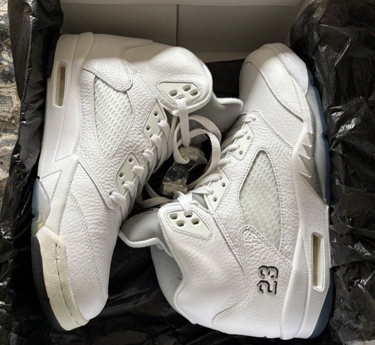 Jordan 5 Retro Metallic White 2015