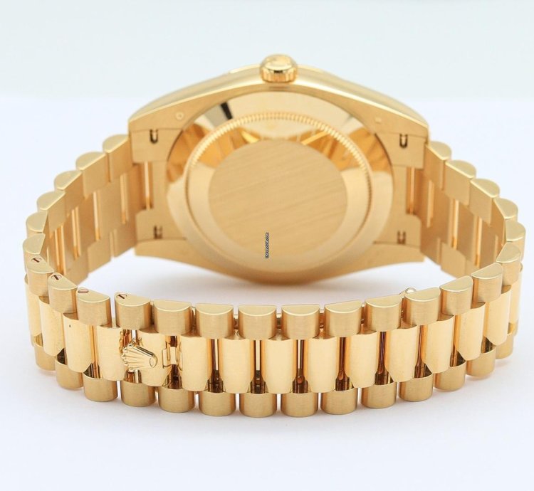 Rolex Day-date 40 Yellow Gold Green Ombre Dial