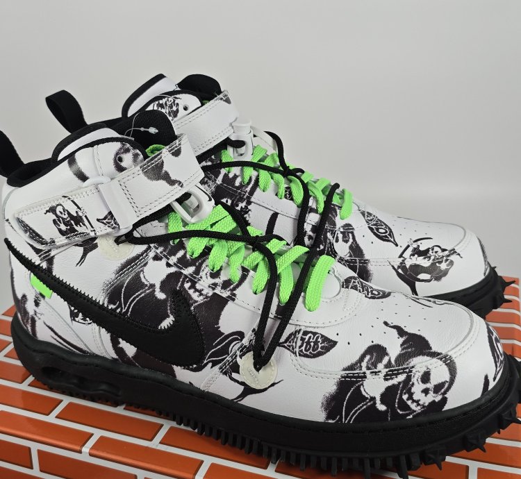 2023 Off-white Air Force 1 Mid Sp Leather Grim Reaper