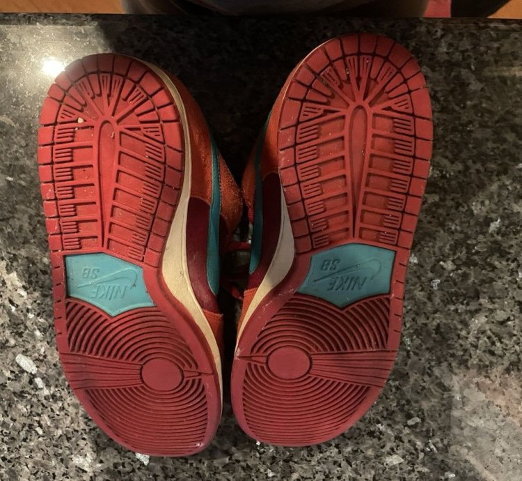 Nike Sb Dunk Low Brickhouse Turbo Green Team Red