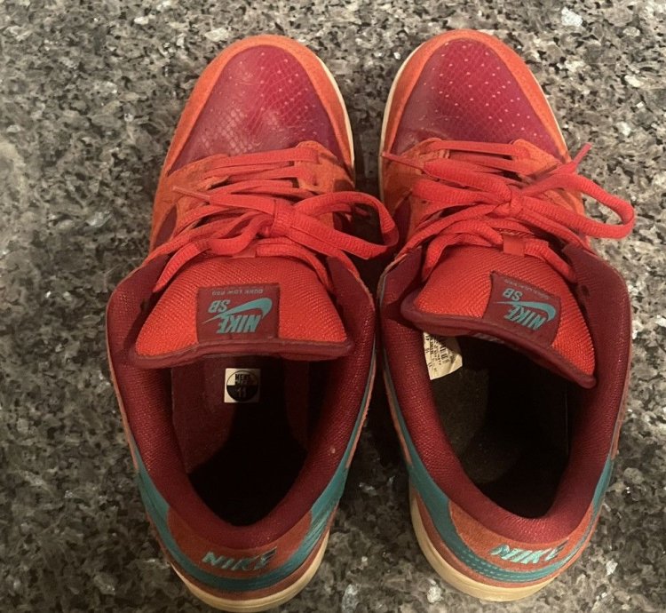 Nike Sb Dunk Low Brickhouse Turbo Green Team Red