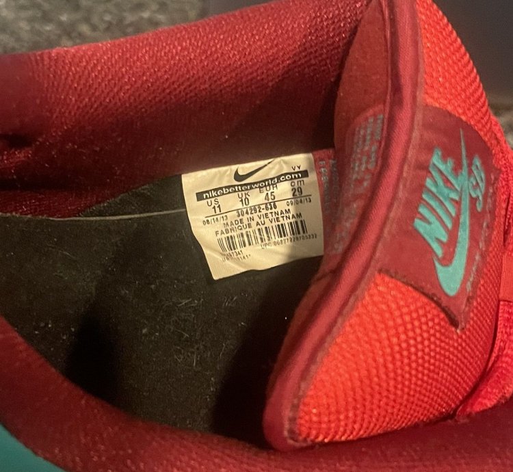 Nike Sb Dunk Low Brickhouse Turbo Green Team Red