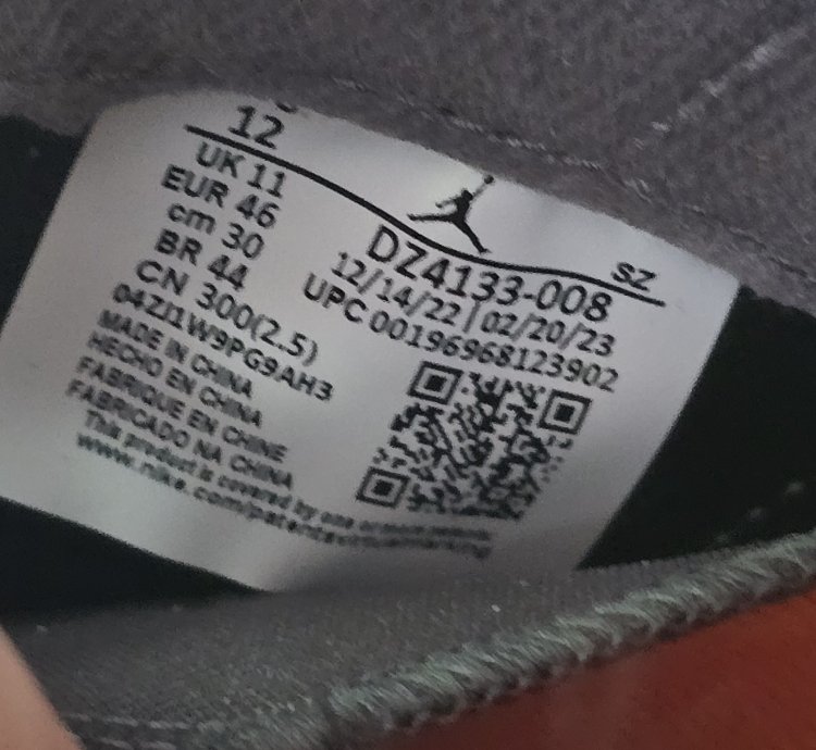 2023 Paris Saint-germain Air Jordan 6 Retro Low Iron Grey