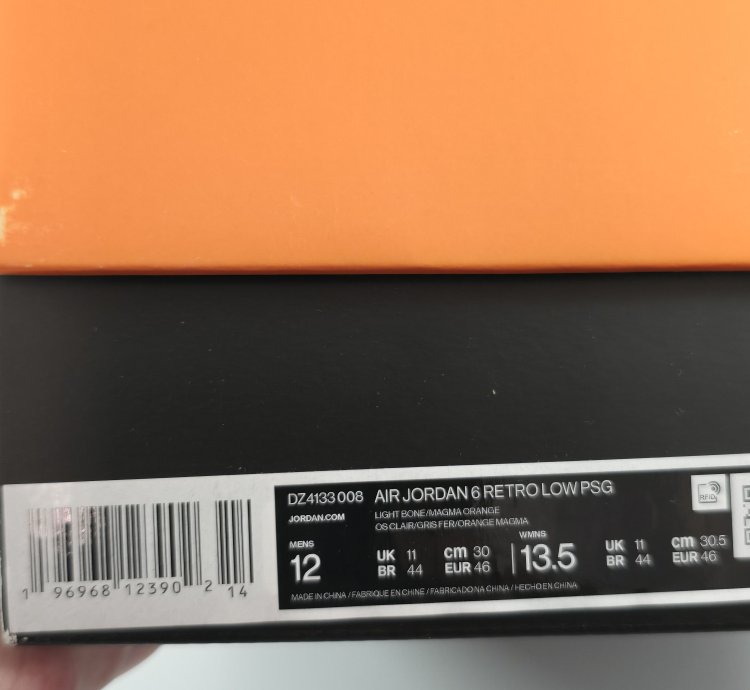 2023 Paris Saint-germain Air Jordan 6 Retro Low Iron Grey