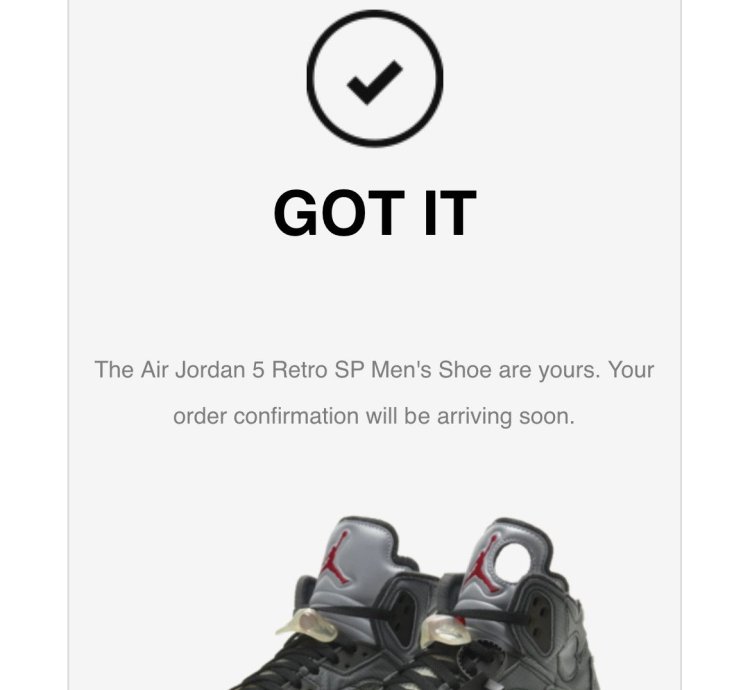 Jordan 5 Retro Muslin Sp Off-white