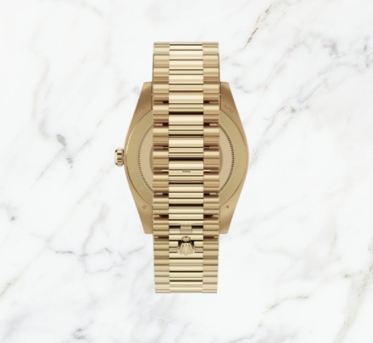 Rolex Day-date 40 Yellow Gold Mother Of Pearl Diamond Dial 228238 new Unworn